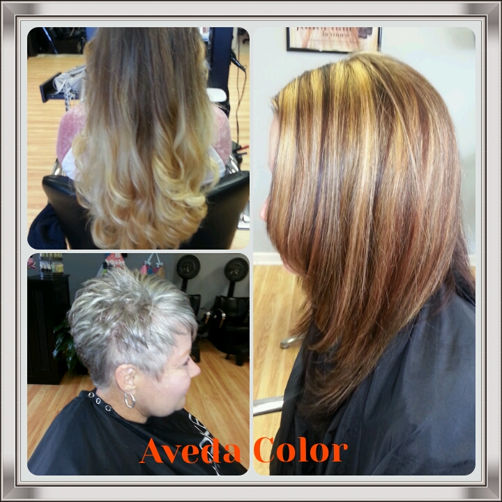 Hair Color Intrigue Salon and Spa AVEDA Salon Hendersonville, NC